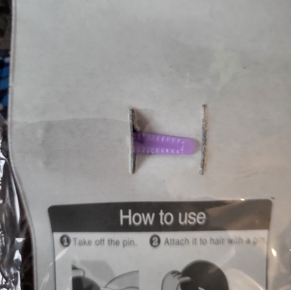 New Year's  Party! Fiber optic light butterfly hair clip extensions 🦋 5 pack - Picture 3 of 6